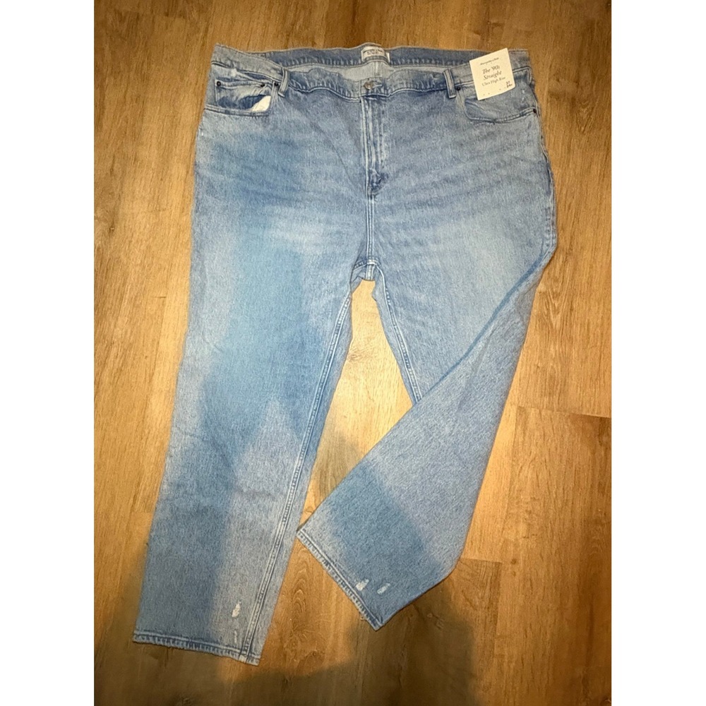 Abercrombie & Fitch The 90's Straight Ultra High Rise Jeans Women's 37/24